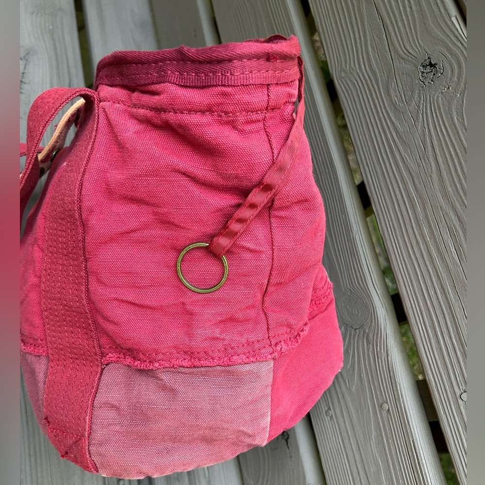 Vintage Gap RED Cotton Large Canvas Tote Bag - Picture 6 of 9